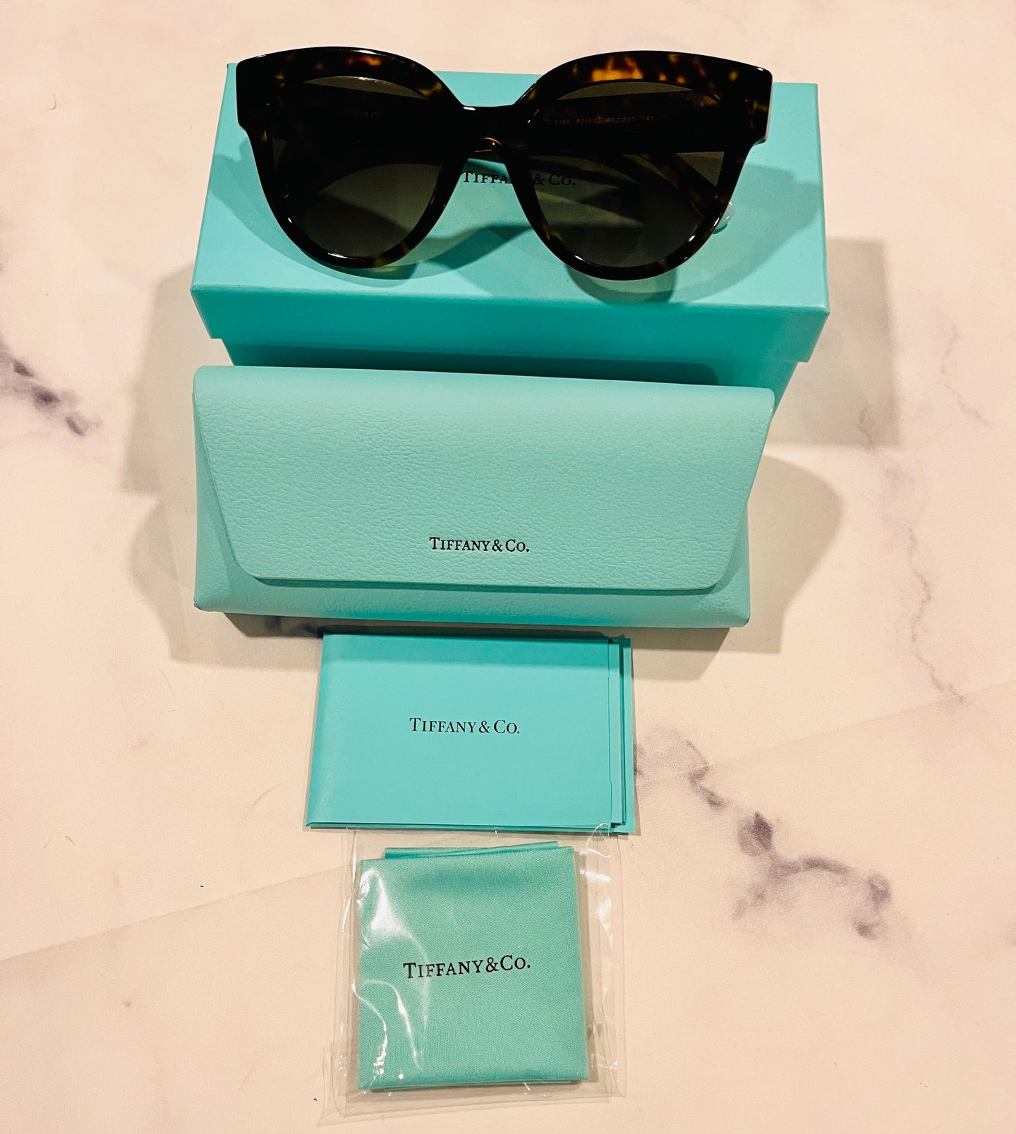 Tiffany & Co Cat eye Tortoise Sunglasses