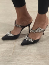 Load image into Gallery viewer, Manolo Blahnik Lurum Jeweled Mules