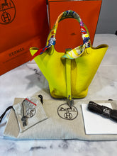 Load image into Gallery viewer, Hermes Picotin Lock 18 Clemence Handbag Lime