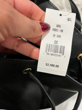 Load image into Gallery viewer, Khaite Black Leather Drawstring Shoulder Bag