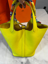 Load image into Gallery viewer, Hermes Picotin Lock 18 Clemence Handbag Lime