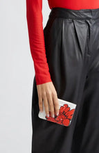 Load image into Gallery viewer, Christian Louboutin White Floral Key Pouch