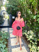 Load image into Gallery viewer, Cara Cara Orange Red Printed Dress