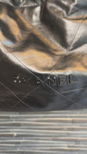 Load and play video in Gallery viewer, Chanel 22 Black on Black Hobo