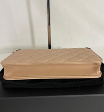 Load image into Gallery viewer, Chanel Beige Quilted Caviar Leather Filigree WOC