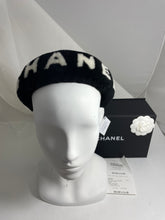Load image into Gallery viewer, Chanel Black White Shearling Headband