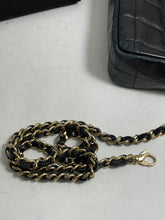 Load image into Gallery viewer, Chanel Vintage Black East West Chocolate Bar Shoulder Bag