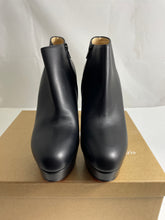 Load image into Gallery viewer, Christian Louboutin Black Leather 130 Ankle Boots