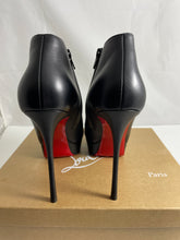 Load image into Gallery viewer, Christian Louboutin Black Leather 130 Ankle Boots