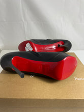Load image into Gallery viewer, Christian Louboutin Black Leather 130 Ankle Boots