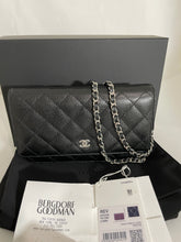 Load image into Gallery viewer, Chanel Classic Black Caviar WOC Wallet On Chain Handbag