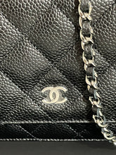Load image into Gallery viewer, Chanel Classic Black Caviar WOC Wallet On Chain Handbag