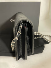 Load image into Gallery viewer, Chanel Classic Black Caviar WOC Wallet On Chain Handbag