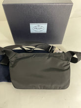 Load image into Gallery viewer, Prada Re-Nylon Unisex Black Belt Bag
