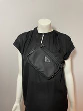 Load image into Gallery viewer, Prada Re-Nylon Unisex Black Belt Bag