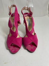 Load image into Gallery viewer, Prada Suede Hot Pink Sandals