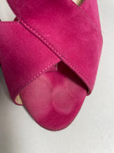 Load image into Gallery viewer, Prada Suede Hot Pink Sandals