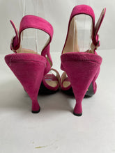 Load image into Gallery viewer, Prada Suede Hot Pink Sandals