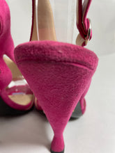 Load image into Gallery viewer, Prada Suede Hot Pink Sandals