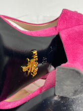 Load image into Gallery viewer, Prada Suede Hot Pink Sandals