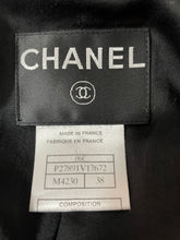 Load image into Gallery viewer, Chanel 06P black multicolor shaggy tweed crop blazer