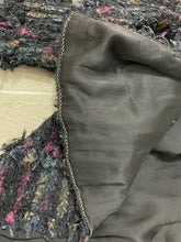 Load image into Gallery viewer, Chanel 06P black multicolor shaggy tweed crop blazer