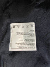 Load image into Gallery viewer, Chanel navy tweed blazer with gold/bronze trim blazer