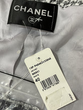 Load image into Gallery viewer, Chanel NWT 13P white/black gray blazer w/3/4 sleeves