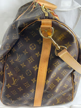 Load image into Gallery viewer, Louis Vuitton Monogram Coated Canvas Keepall Luggage