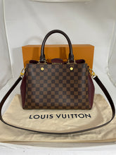 Load image into Gallery viewer, Louis Vuitton Ebene Damier Canvas Burgundy