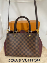 Load image into Gallery viewer, Louis Vuitton Ebene Damier Canvas Burgundy