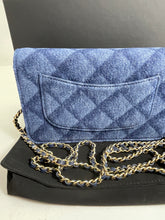 Load image into Gallery viewer, Chanel Classic Denim WOC Wallet On Chain Handbag