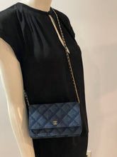 Load image into Gallery viewer, Chanel Classic Denim WOC Wallet On Chain Handbag