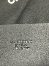 Load image into Gallery viewer, Chanel 22K Tweed Buckle Black Leather Belt