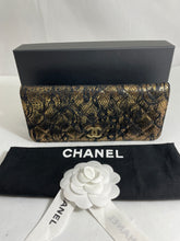 Load image into Gallery viewer, Chanel Silk Brocade Leather Wallet Clutch