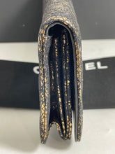 Load image into Gallery viewer, Chanel Silk Brocade Leather Wallet Clutch