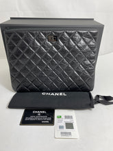 Load image into Gallery viewer, Chanel Reissue Black On Black Medium Ocase Clutch
