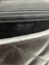 Load image into Gallery viewer, Chanel Black Quilted Caviar Jumbo Single Flap Bag
