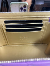Load image into Gallery viewer, Chanel Classic Violet Lambskin Pearl Crush Vanity Bag