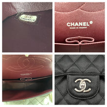 Load image into Gallery viewer, Chanel Black Quilted Caviar Jumbo Shoulder Bag