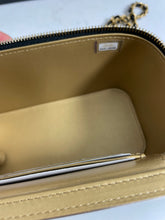 Load image into Gallery viewer, Chanel Classic Black Lambskin Pearl Crush Vanity Bag