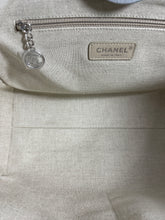 Load image into Gallery viewer, Chanel Gray Blue Deauville Tote Handbag