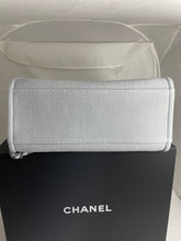 Load image into Gallery viewer, Chanel Gray Blue Deauville Tote Handbag