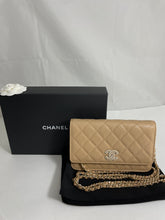 Load image into Gallery viewer, Chanel Beige Caviar GHW WOC Crossbody Bag