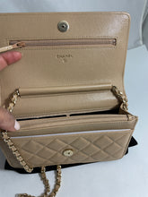 Load image into Gallery viewer, Chanel Beige Caviar GHW WOC Crossbody Bag