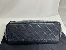Load image into Gallery viewer, Chanel Black Tweed PVC Tote Handbag
