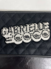 Load image into Gallery viewer, Chanel Black Felt & Tweed Medium Gabrielle Coco O case Clutch