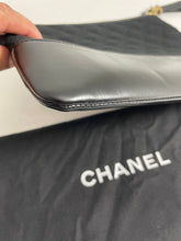Load image into Gallery viewer, Chanel Black Felt & Tweed Medium Gabrielle Coco O case Clutch