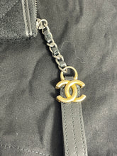 Load image into Gallery viewer, Chanel Black Felt & Tweed Medium Gabrielle Coco O case Clutch