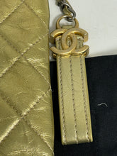 Load image into Gallery viewer, Chanel Gold Gabrielle Medium O case Clutch